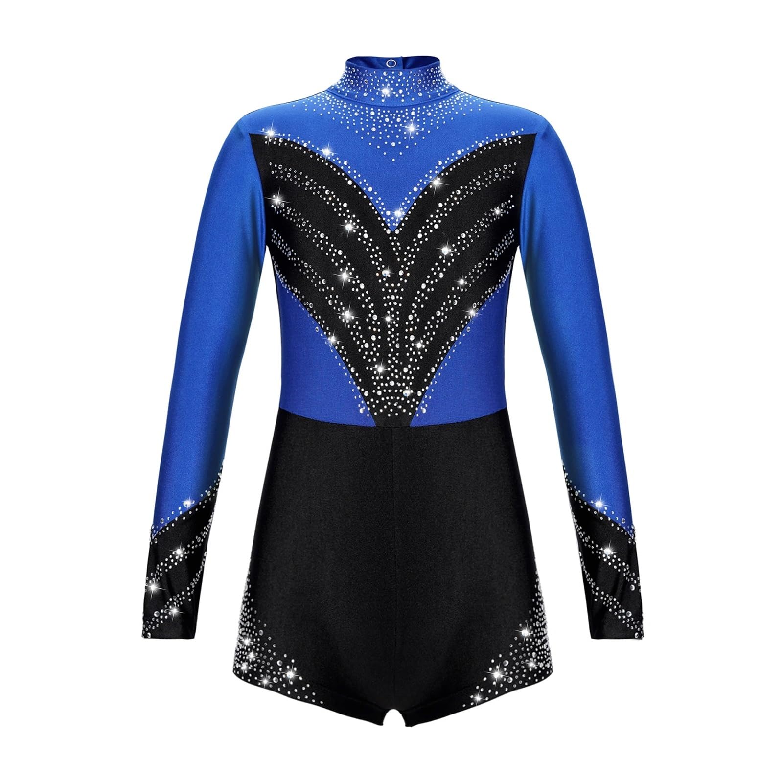 Maillot NiñA Traje de gimnasia for niñas, leotardo de ballet for niños, mono de patinaje brillante de manga larga, traje de baile de jazz, ropa de baile for niños