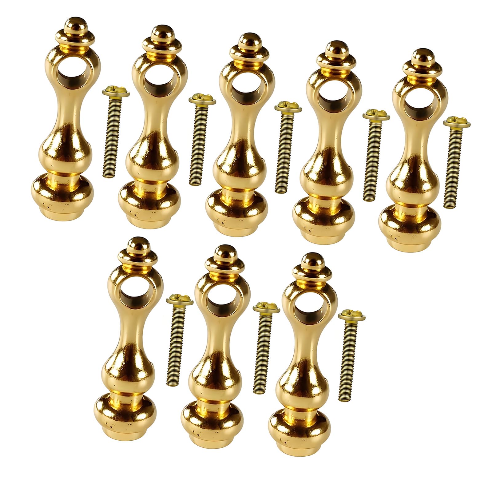 Qusinfc Of 10pcs Sturdy Metal Railing Kitchen Club Railings for Glass Shelving in Pubs Bookcases and Display Area Wine Bottle Holders