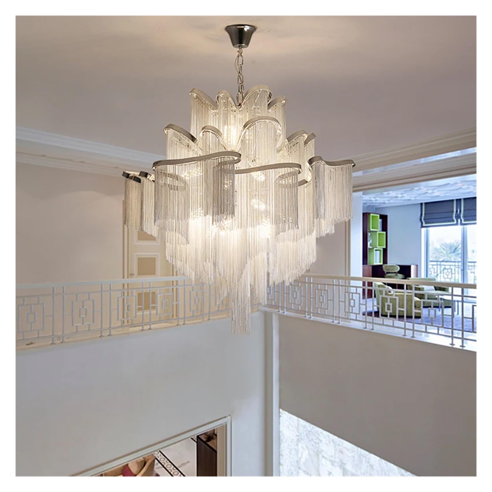 Amazon.com: RMJC Retro V-intage LED Aluminum Chain Gold Chrome
