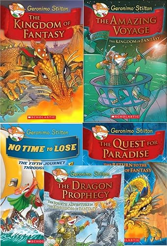 Geronimo Stilton: The Kingdom of Fantasy #1-#5 Pack: Geronimo Stilton: The Kingdom of Fantasy / The Quest for Paradise/ The Amazing Voyage / The Dragon Prophecy / The Volcano of Fire by Geronimo Stilton (2014-05-03)