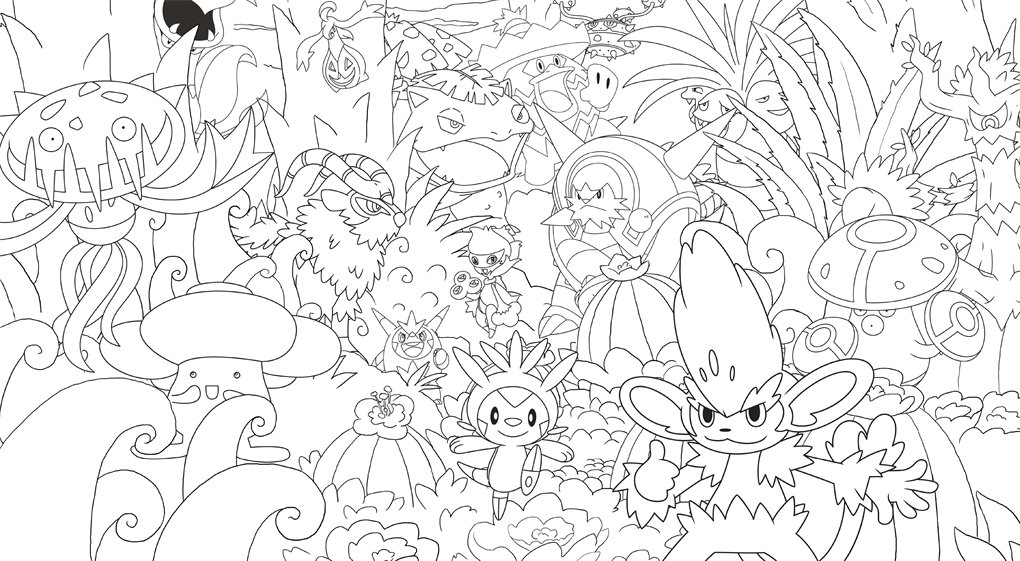 The Official Pokémon Creative Colouring