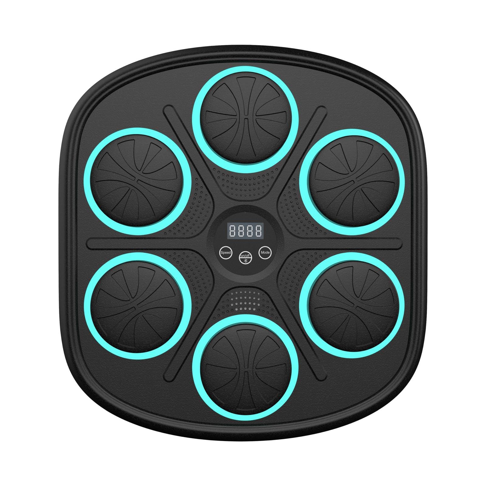 Máquina Boxeo Musical Inteligente con Luces LED – 9 Modos y Velocidades, Bluetooth, Contador de Golpes, Respuesta de Luz al Golpeo, Entrenamiento Fitness para Adultos y Niños – Instalación sin Taladro