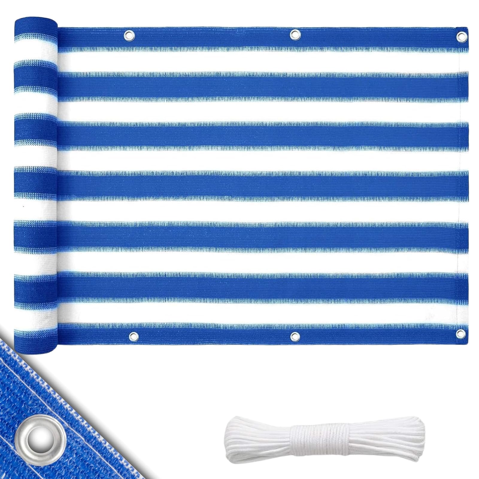 Balkonabdeckung 130x750 Cm – Sichtschutz Für Balkon, Terrasse & Garten, Wetterbeständig & Pflegeleicht