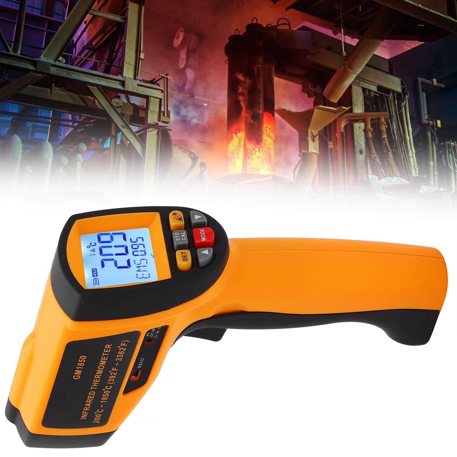 Generic Probador de Temperatura Portátil Industrial con Interfaz RS232 con Software de Análisis para un Uso Conveniente