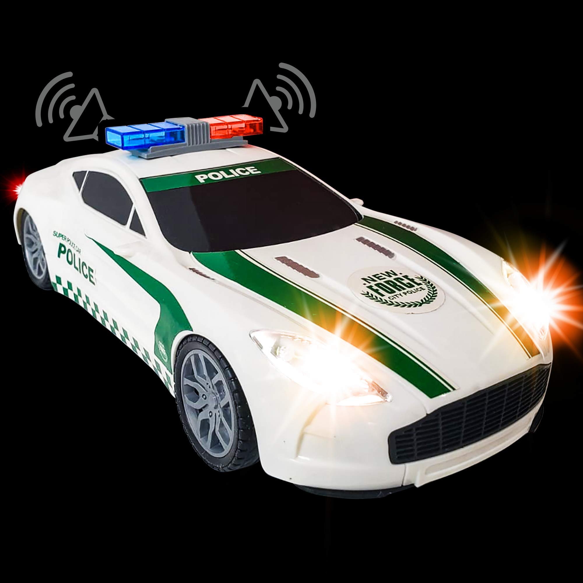 Buy ArtCreativity LightUp Police Car with LED Headlights, Taillights