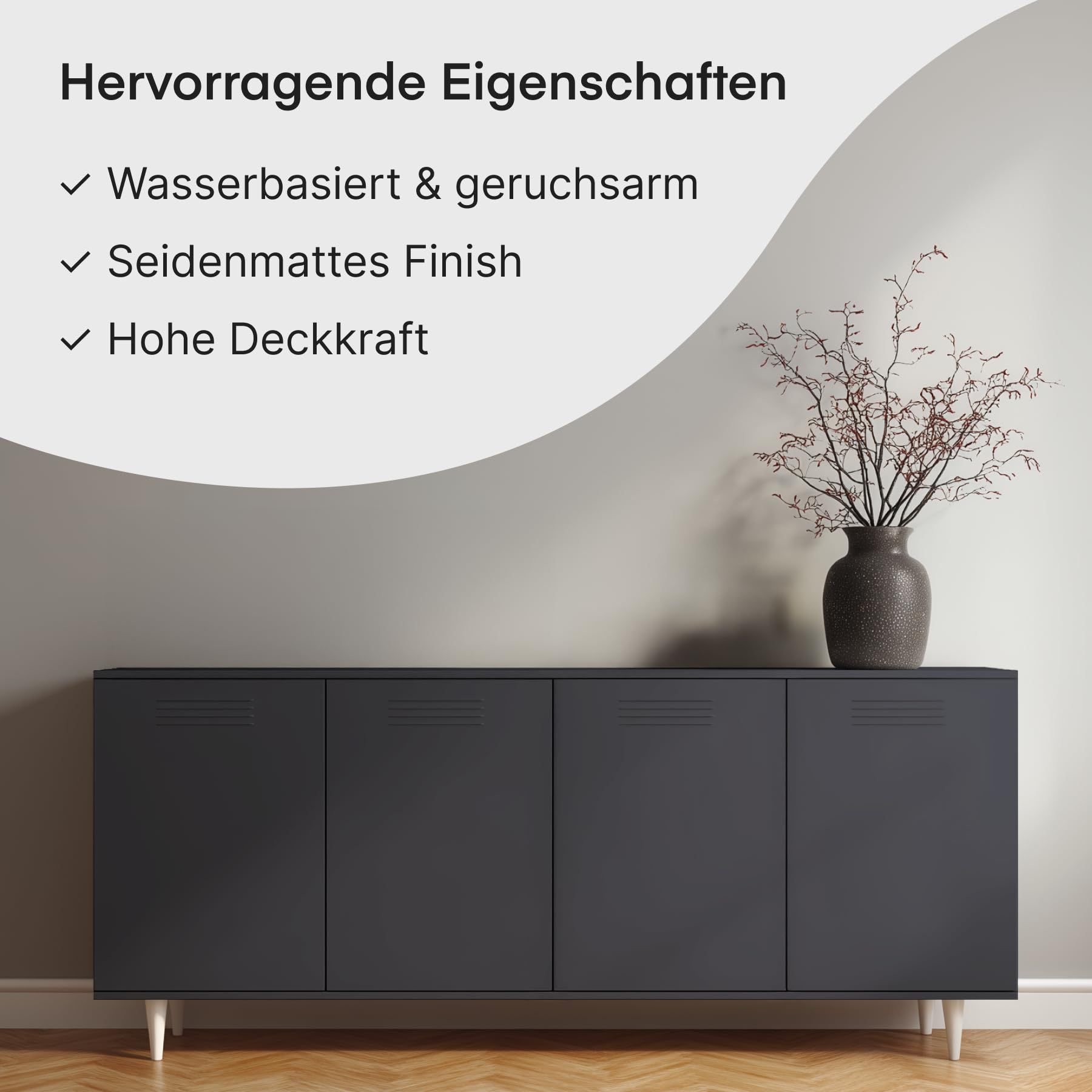 Grundmann Metallfarbe ACL 100 - Anthrazit 0,7 Kg - Seidenmatt - 4in1 Metallschutzlack inkl. Rostschutz und Grundierung - RAL 7016 Anthrazitgrau