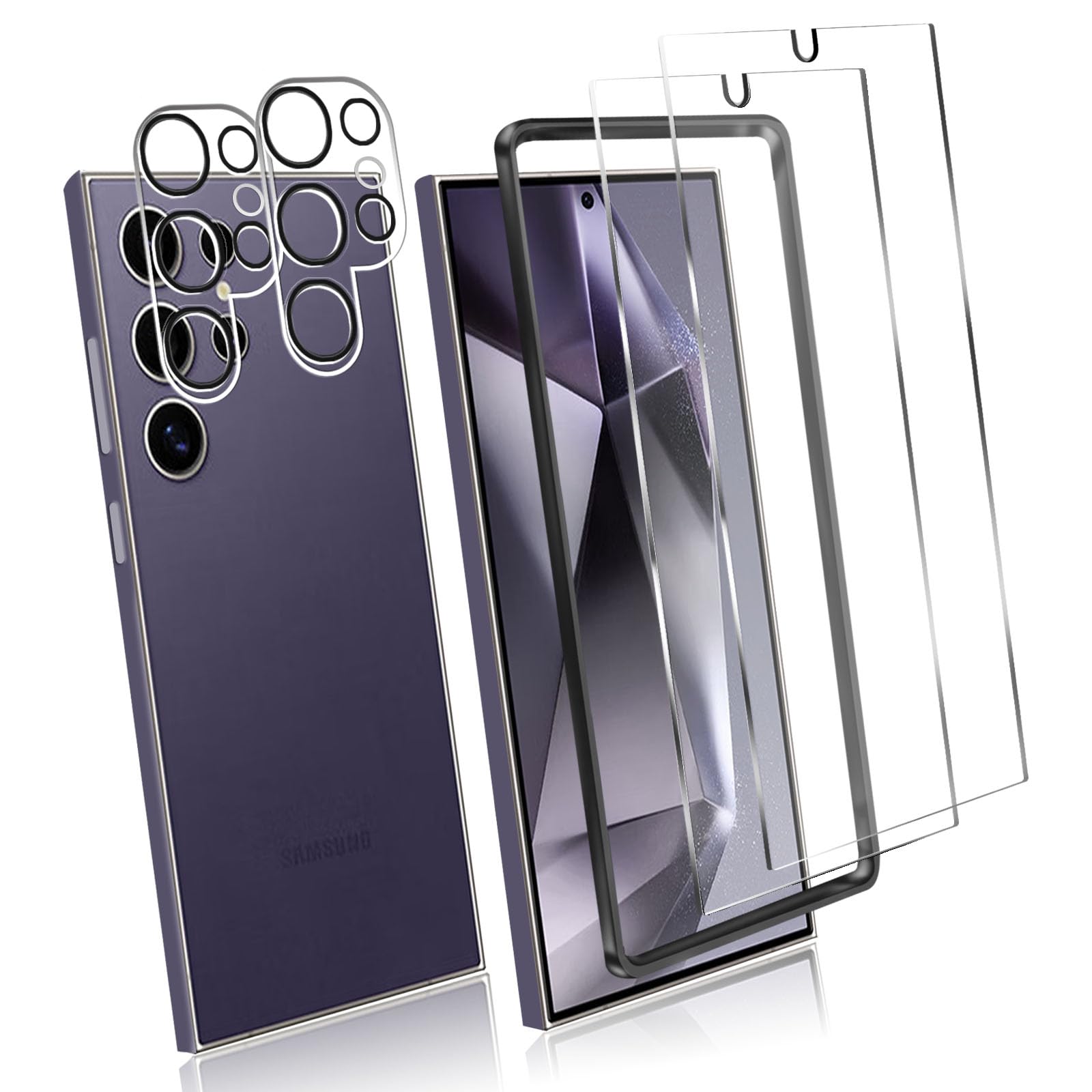 Amazon | 対応 2枚 Galaxy S24 Ultra スクリーンガラスフィルム 