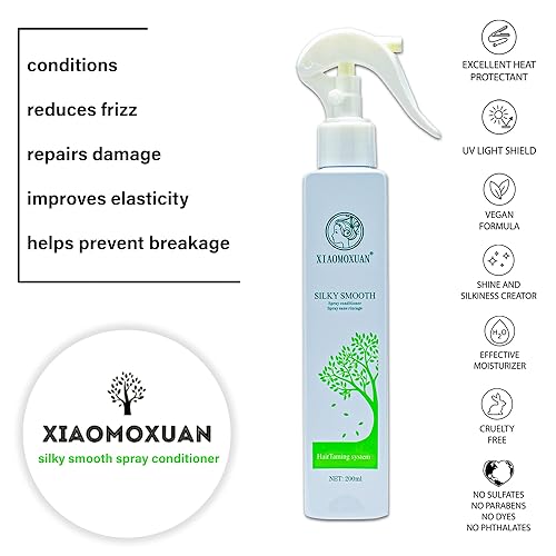Miniatura 5 de Xiaomoxuan Tea Tree - Mascarilla para el cabello encrespado con champú y acondicionador de colágeno, paquete sin sulfatos