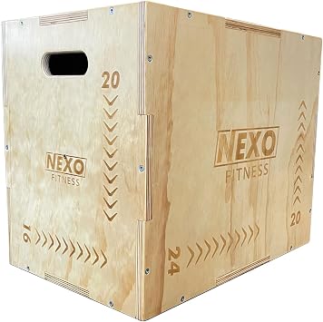 Wooden Plyo Box - Three Options with Easy Assembly - Perfect for Crosstraining & Home Workouts
