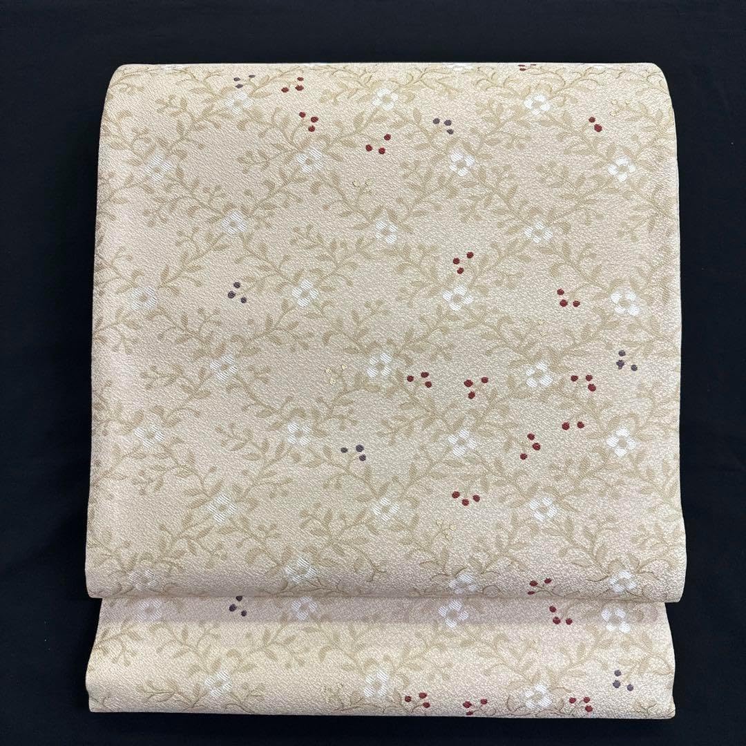 新品 正絹 袋帯 西陣 弥栄織物 日本の絹 未仕立て品 3638 正絹 袋帯 西陣 弥栄織物 曰本の絹 未仕立て 3638.5wt 西陣織 | 帯