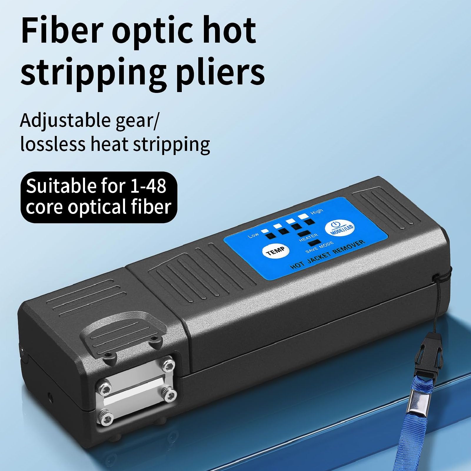 Oumefar Décapant Thermique de Fiber Optique M8 pour Fibre Nue de Ruban de 1 à 48 Cœurs