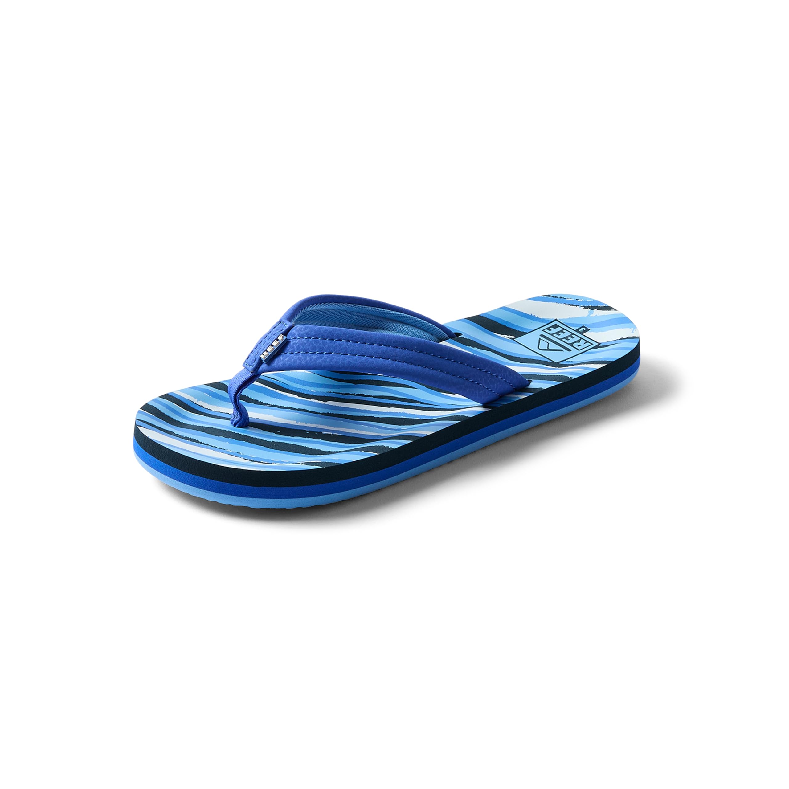 REEF Boys Kids Ahi Beach Flip Flop, Soft Cushion Footbed, Water Friendly