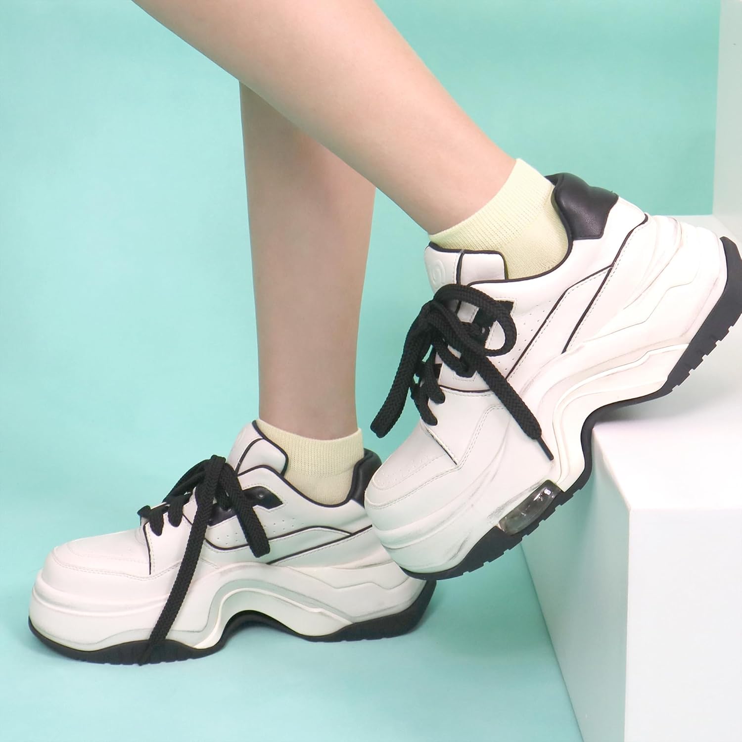 Women's Thin Low Cut Ankle Cotton Socks - 6 Pairs Lightweight Non-Slip No Show Socks, Classic Casual Running Socks - Image 3