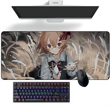 Anime Mouse pad Touhou Project Anime Mouse Pads Deskmat Keyboard Mat Large Mouse Pads, 300mm*700mm*3mm