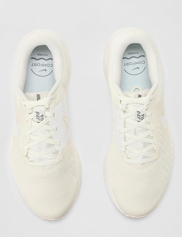 Nike Women's Run Defy Road Running Shoes, Sail/White-Summit White-Chalk, 7.5 by Nike - Used condition - Image 5