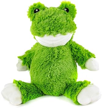 Giftable World Metropawlin Pet Plush Pet Toy Cuddly Frog with Squeaker Dog Chew Toy