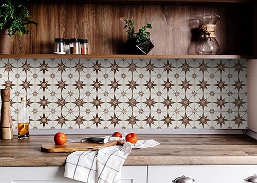 Miniatura 6 de Adhesivos para azulejos Mi Alma, 24 unidades, Talavera, plantillas de pared, calcomanías para despegar y pegar, fácil aplicación, ideal para baño,