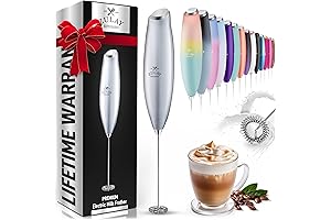 Zulay: Upgraded Titanium Motor Foam Frother for the Perfect Frothy Milk in Seconds