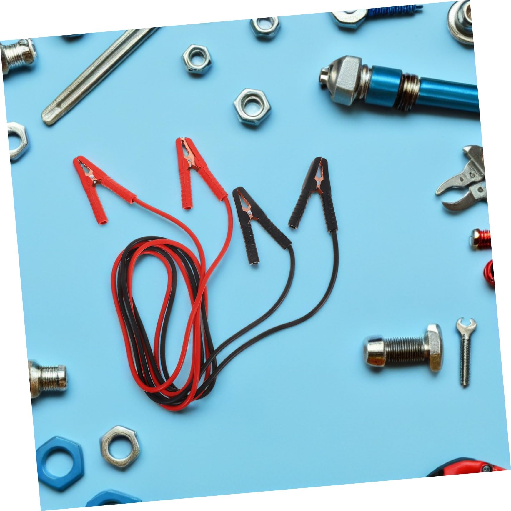 PLAFOPE Câbles de Démarrage pour Voiture Pinces Robustes Kit de Câbles de Démarrage pour Véhicule Connecteur pour Batteries Déchargées ou Faibles