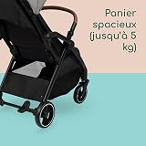 Bebeconfort Sunlite, Baby Pushchair, 0 – 4 Years (max. 22kg), Lightweight Pushchair (7.2kg), Lie-Flat Position, Automatic & Compact Fold, One-Hand Recline, Large Basket Storage (5kg), Tinted Grey - 7