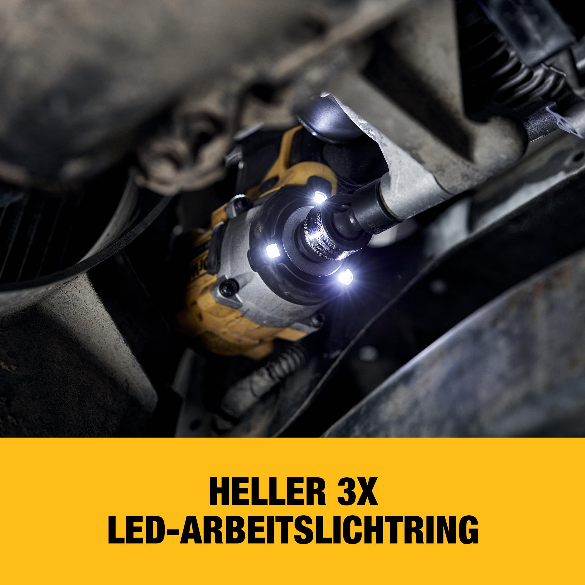 DEWALT 18V XR Brushless Kompakter 1/2"-Schlagschrauber mit Stiftsicherung, Solo-Gerät, DCF922N-XJ