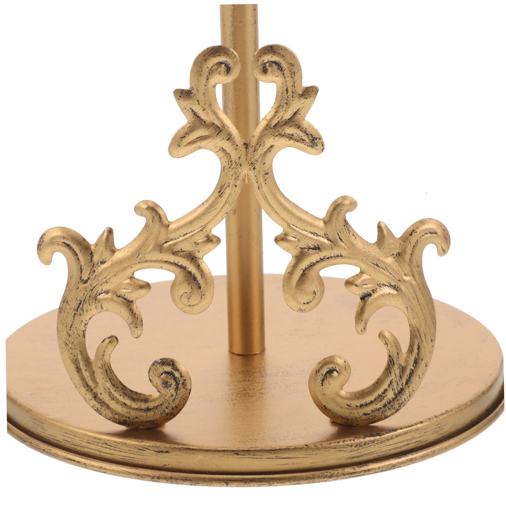 Portarotolo da Cucina in Ferro Oro, Supporto Freestanding