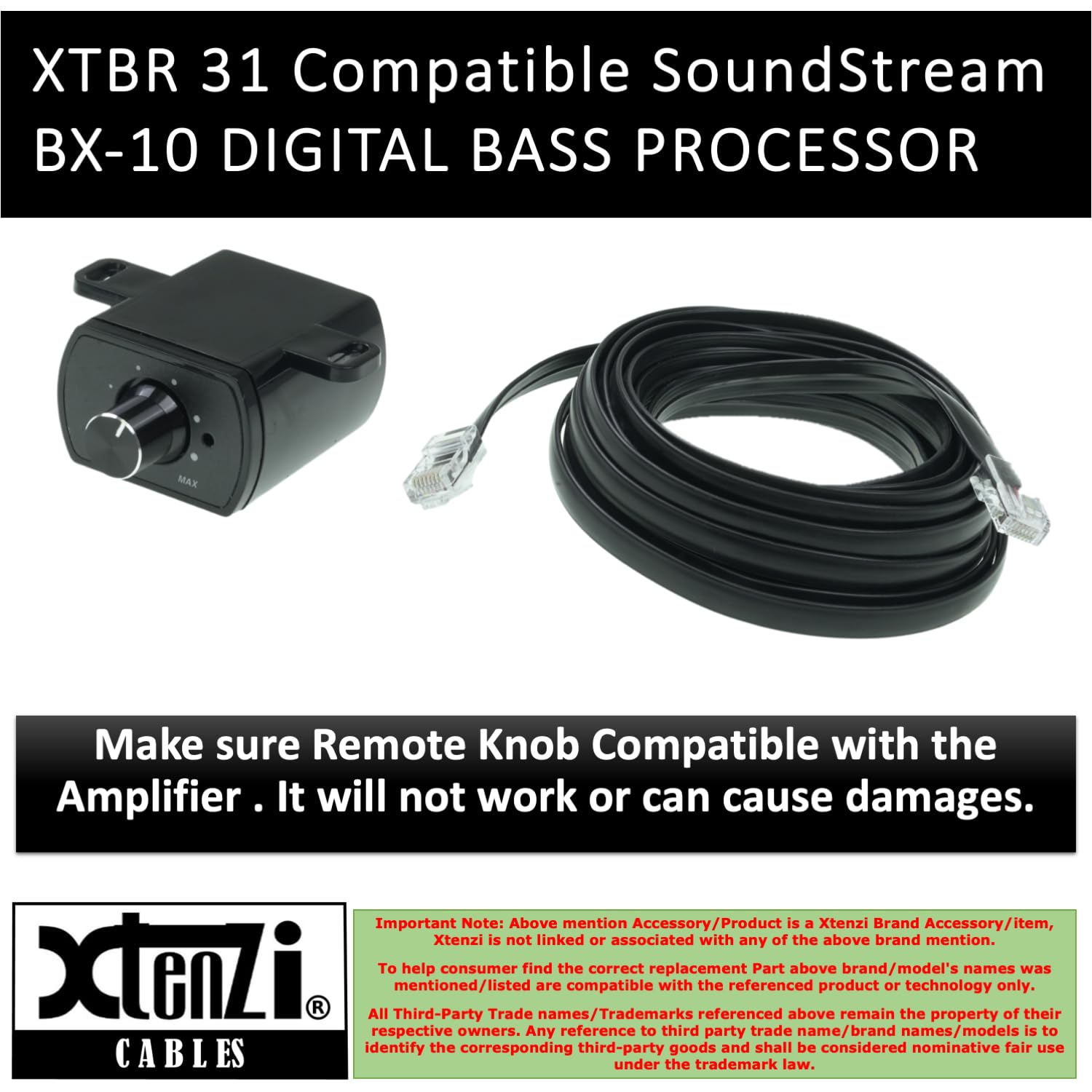 Amazon.com: Xtenzi Amplifier Bass Volume Knob Control Remote
