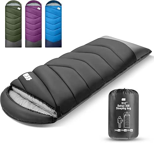 Sleeping Bags for Adults Cold Weather & Warm,Backpacking Camping Sleeping