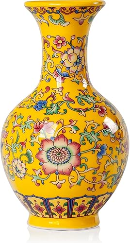 Miniatura 10 de Jarrón pequeño de flores verdes de 6 pulgadas para decoración del hogar, florero de cerámica para flores, florero de begonia