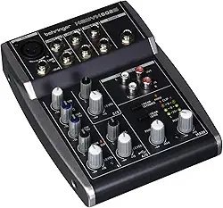 Mesa de Som Behringer Xenyx 502s 5 Canais