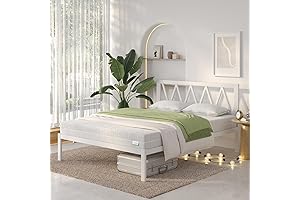 Full Size White Bed Frame with Headboard: Superior Sleep and Style