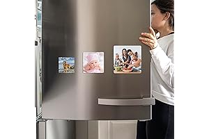 4-Inch Custom Square Photo Refrigerator Magnets