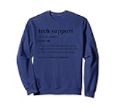 Tech Support Definition Funny Computer Geek Programmer Gift Sweatshirt