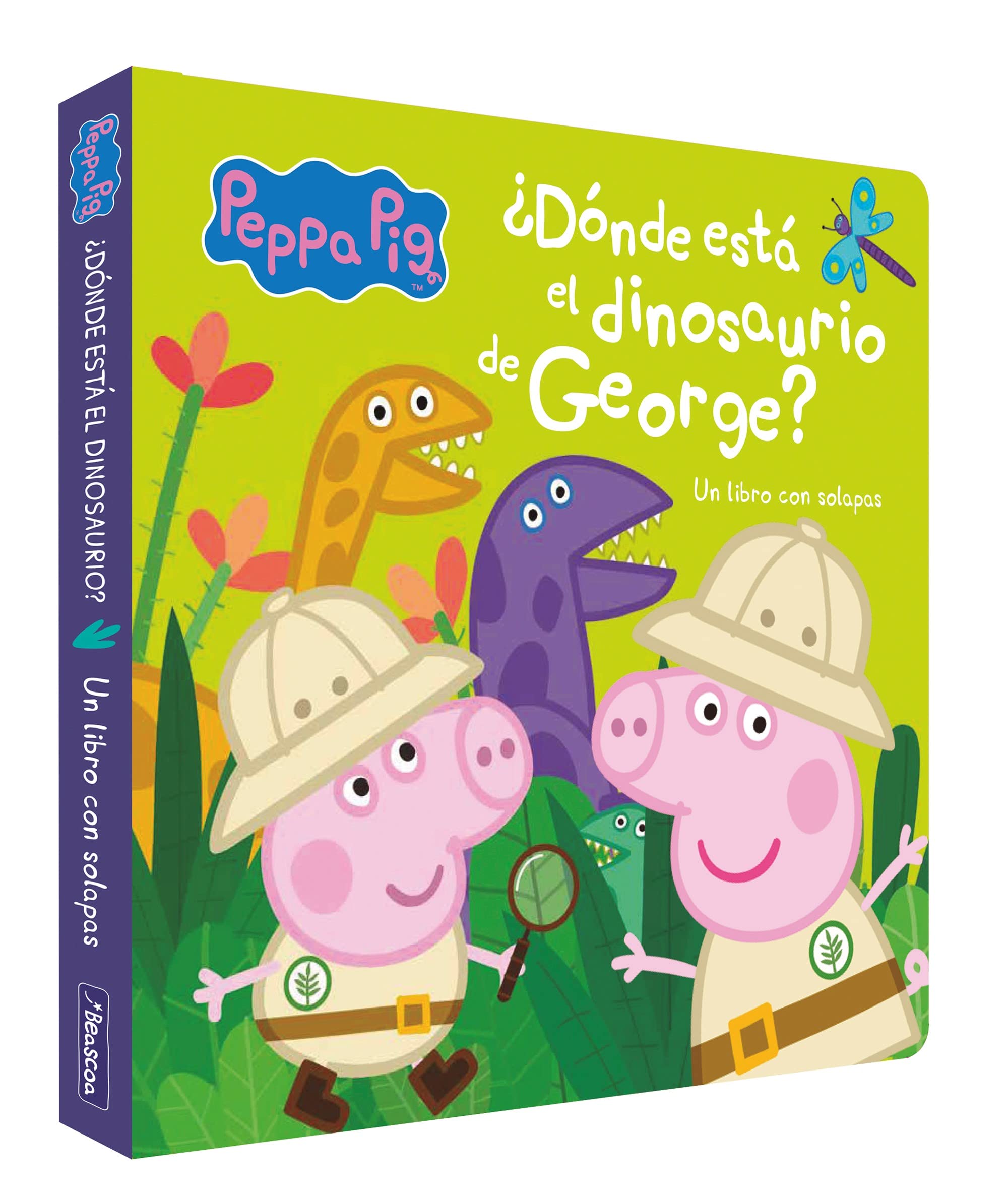 Peppa Pig. Libro de cartón con solapas - ¿Dónde está el dinosaurio de George?: Un libro de cartón con solapas