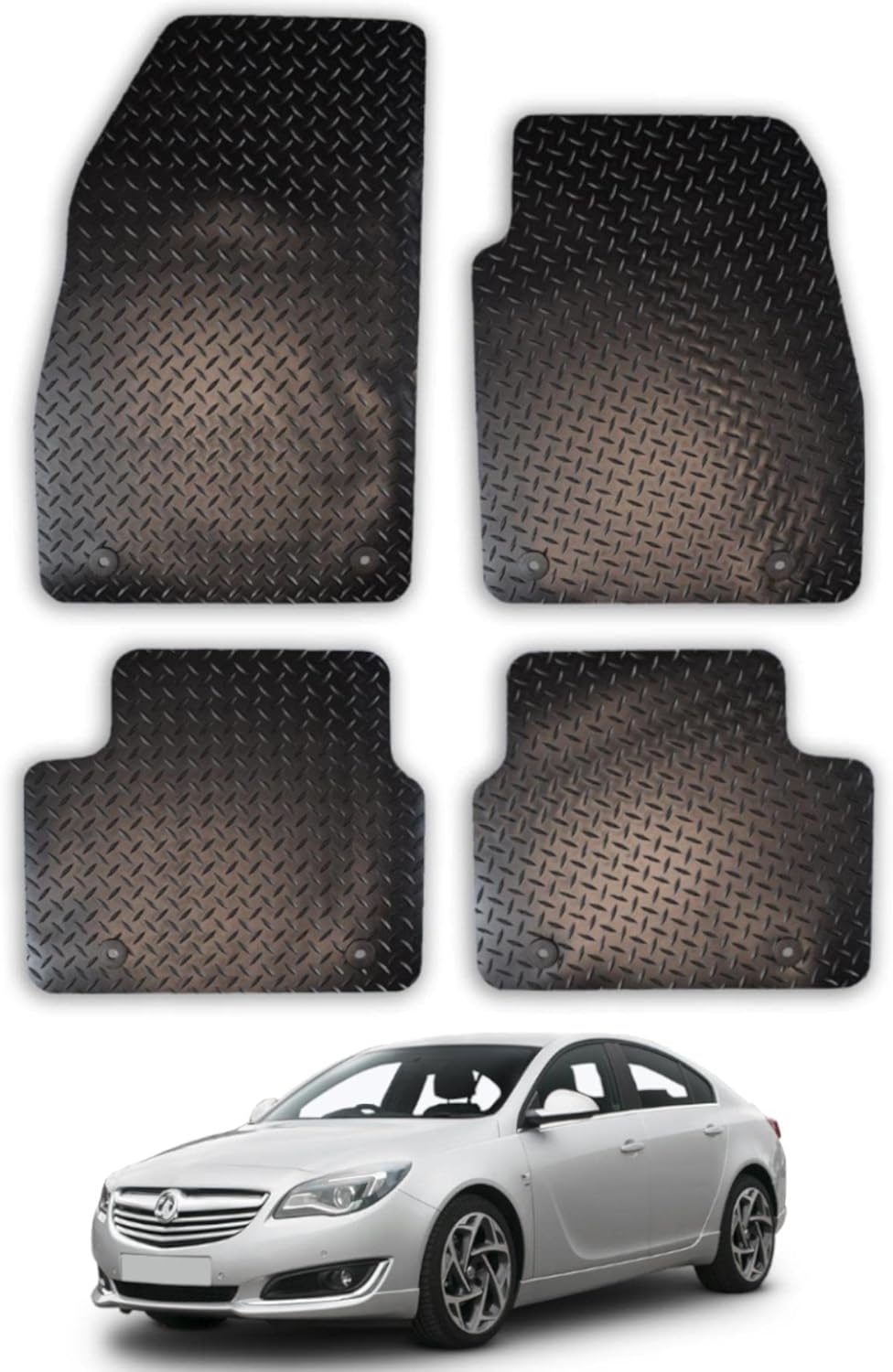 Car Mats for Vauxhall Insignia (20133017) Tailored Fit Rubber Floor