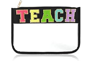 Clear Makeup Letter Teacher Bag
