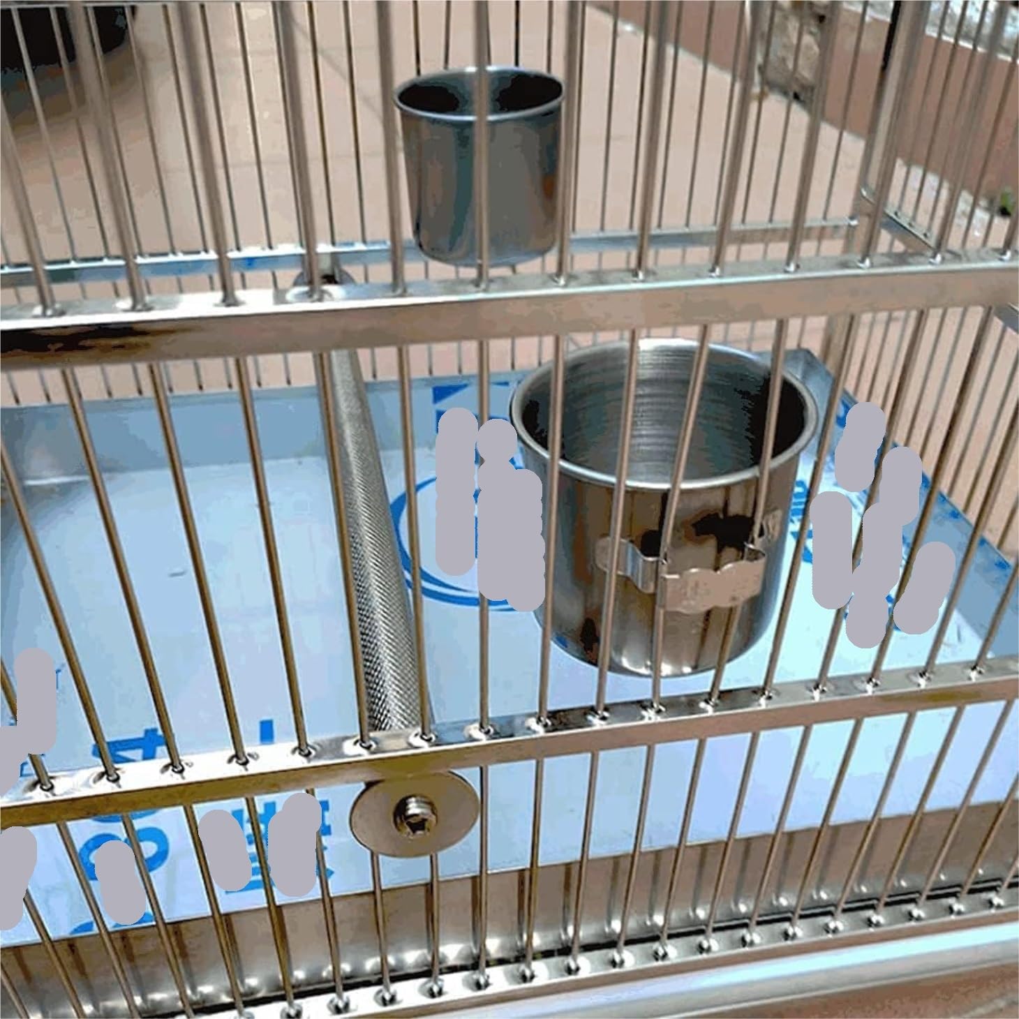 Vogelkäfig im Freien, Große Vogelkäfige Schmiedeeisen Tragbarer Vogelkäfig Edelstahl Vogelträger Vogelhaus Für Den Außenbereich Vogelvoliere Vogelkäfig Voliere