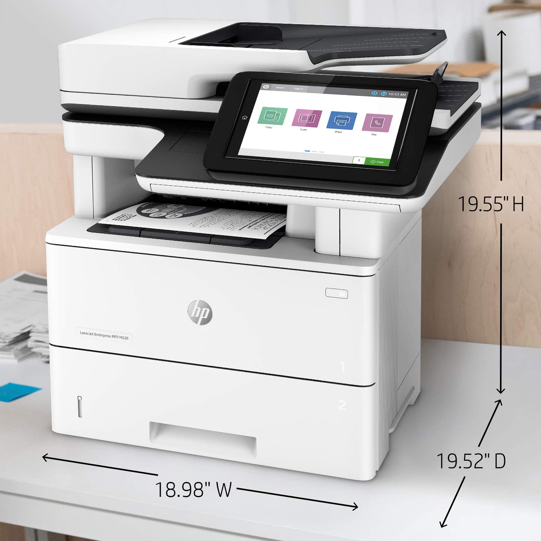 HP LaserJet Enterprise MFP M528 高速複合機 Amazon.com: HP Laserjet Enterprise MFP M528dn - Impresora láser