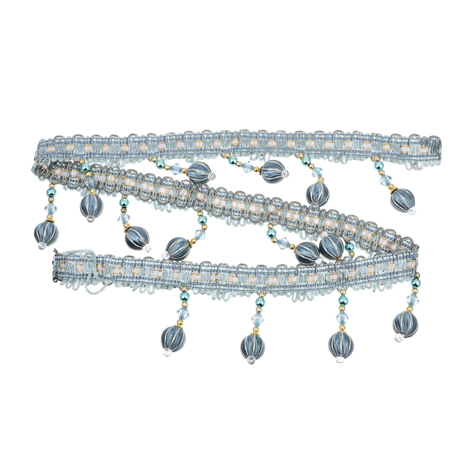Artibetter Garniture Perlée Pendentif Pompon Perlé Franges de Perles pour Loisirs Créatifs Pompon Décoratif Fournitures pour Rideaux