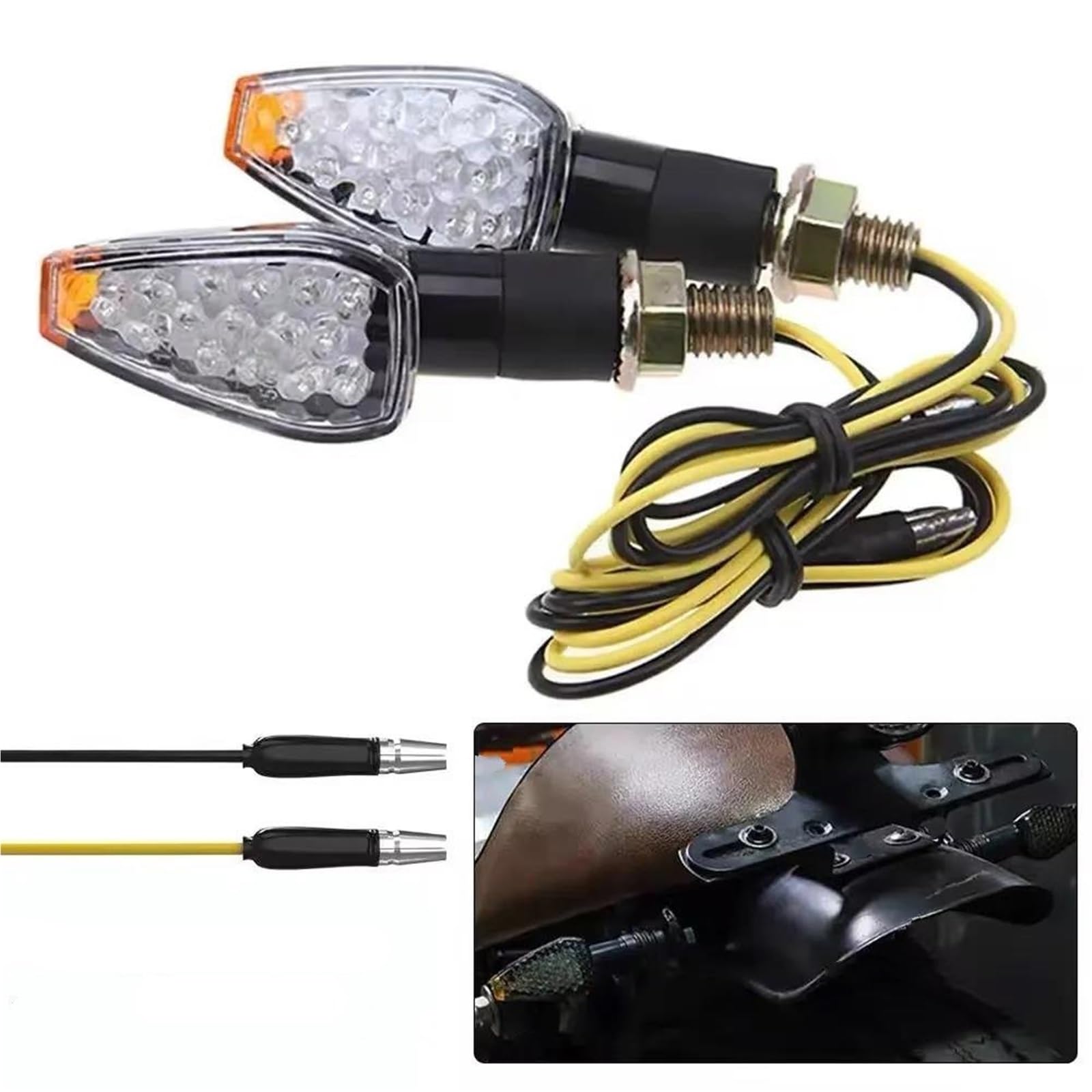 Indicatore Luce Indicatori Di Direzione A LED Per Moto Per Per BMW Per Yamaha Anteriori Posteriori Componenti Per Illuminazione Indicatori Direzione Frecce Moto