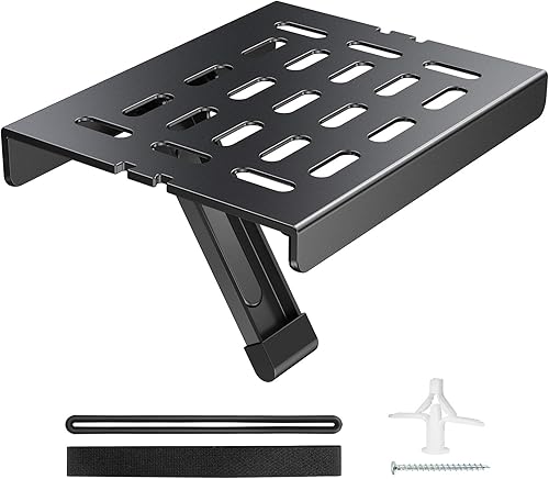 Mounting Dream Soporte ajustable para estante superior de TV para Fire TV, Apple TV, Roku 3 Streaming Media Player y otras cajas multimedia, fácil