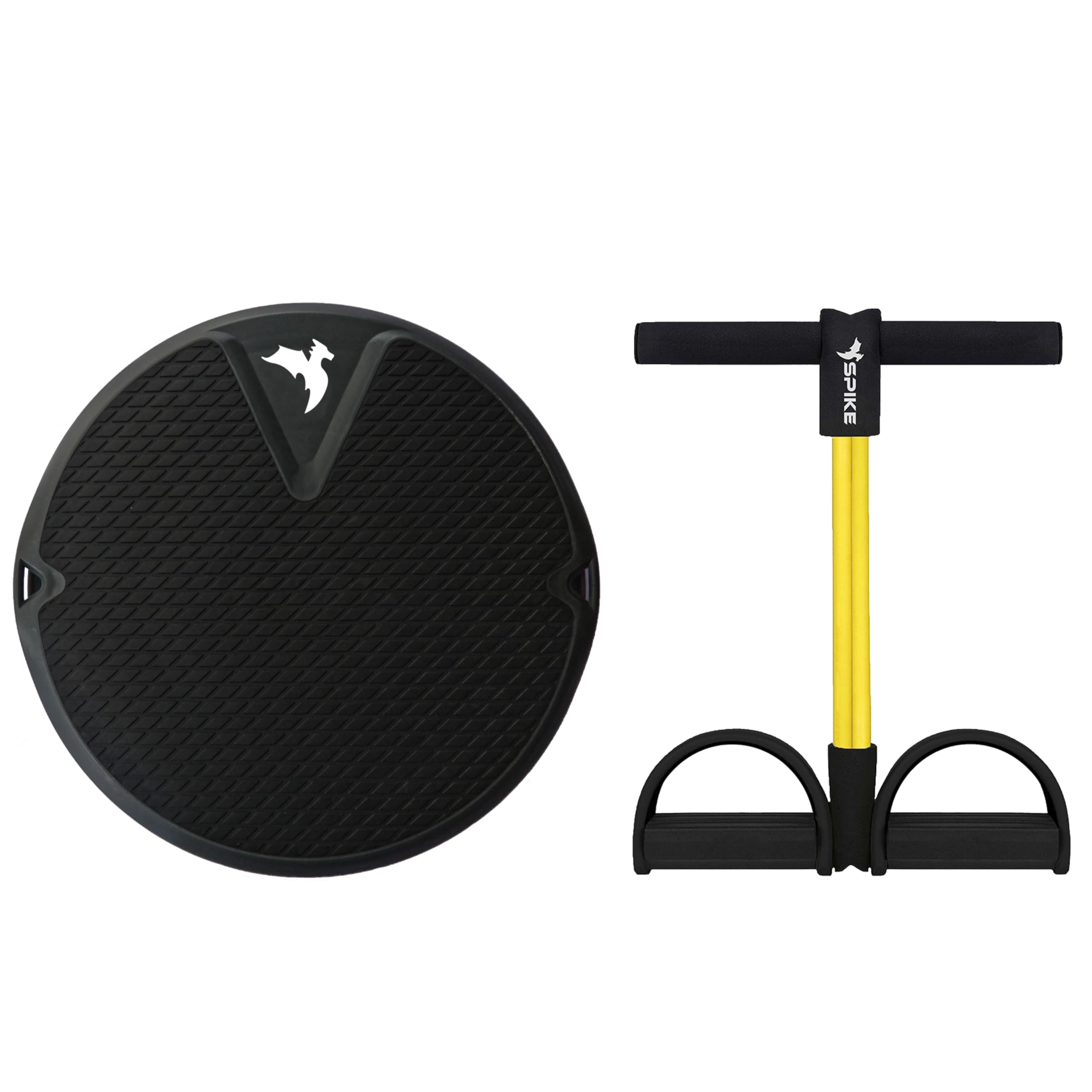 Spike Black Tummy Trimmer for Home Gym Exercise Leg Exercise Ab exercise Full Body Exercise for Men and Women