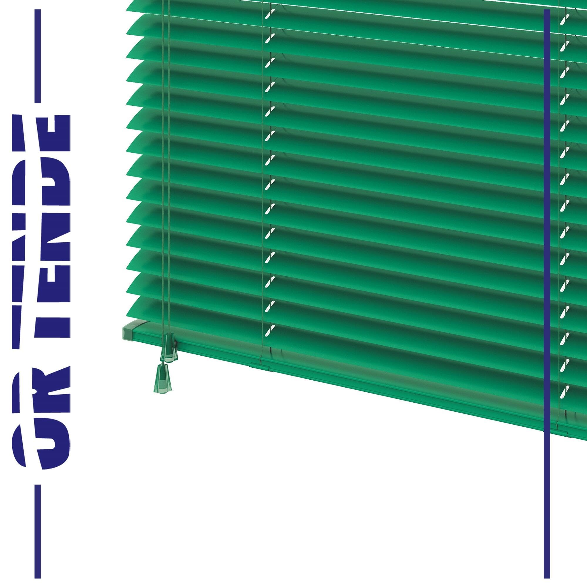 OR TENDE - Tenda Veneziana da 35 mm 50x300 cm Su Misura Personalizzata con Nastro in Corda per esterno ed interno Made in Italy