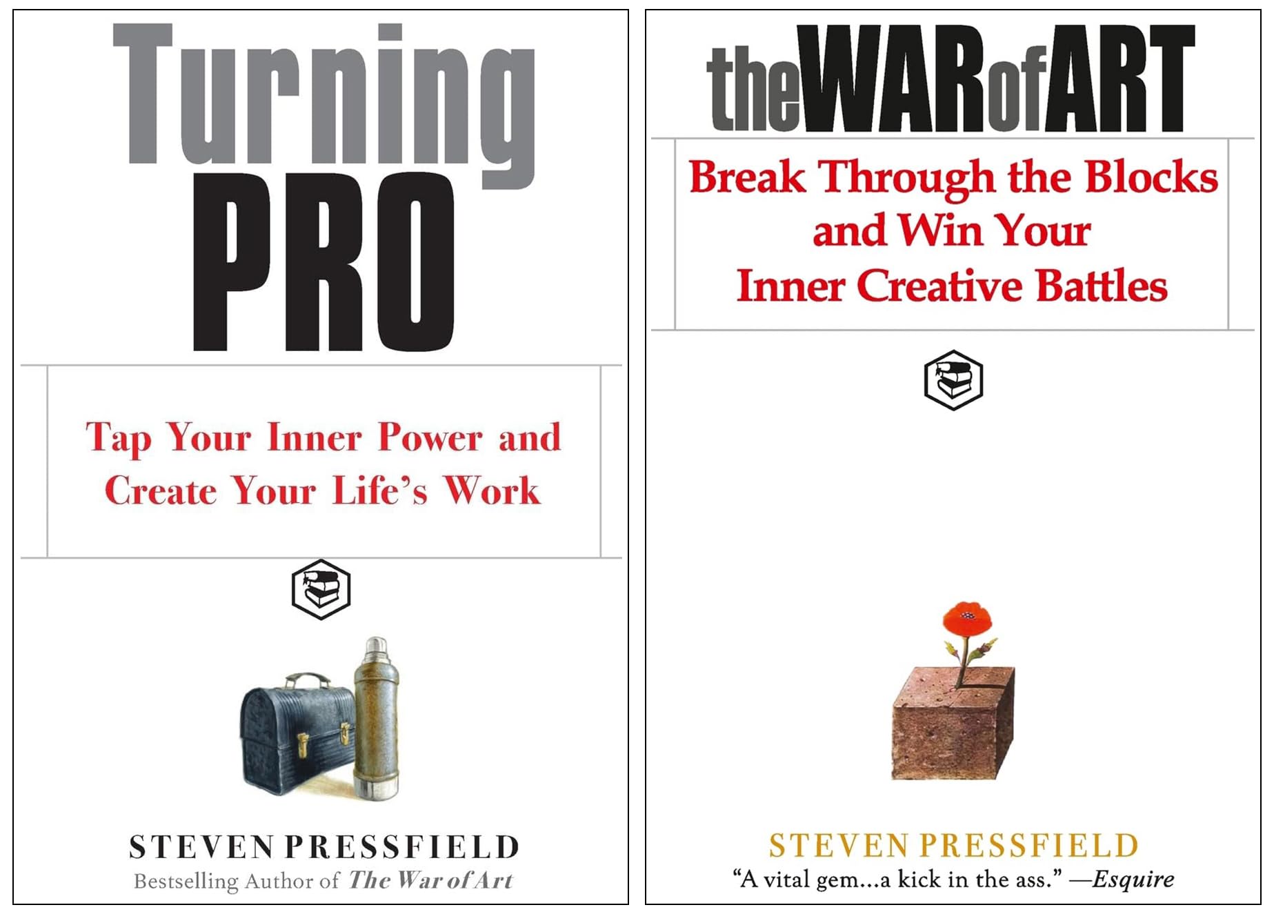 The War of Art: Break Through the Blocks and Win Your Inner Creative Battles & Turning Pro: Tap Your Inner Power and Create Your Life's Work