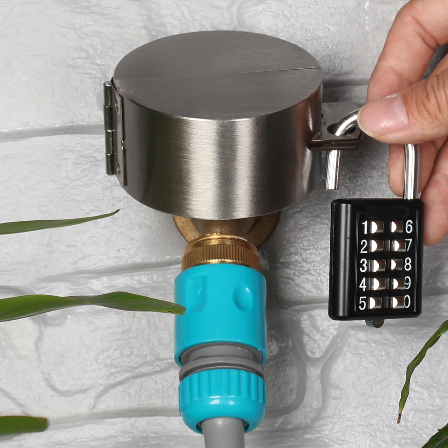 TEMEILI Water Spigot Lock，Hose Lock，Made of Metal,Suitable