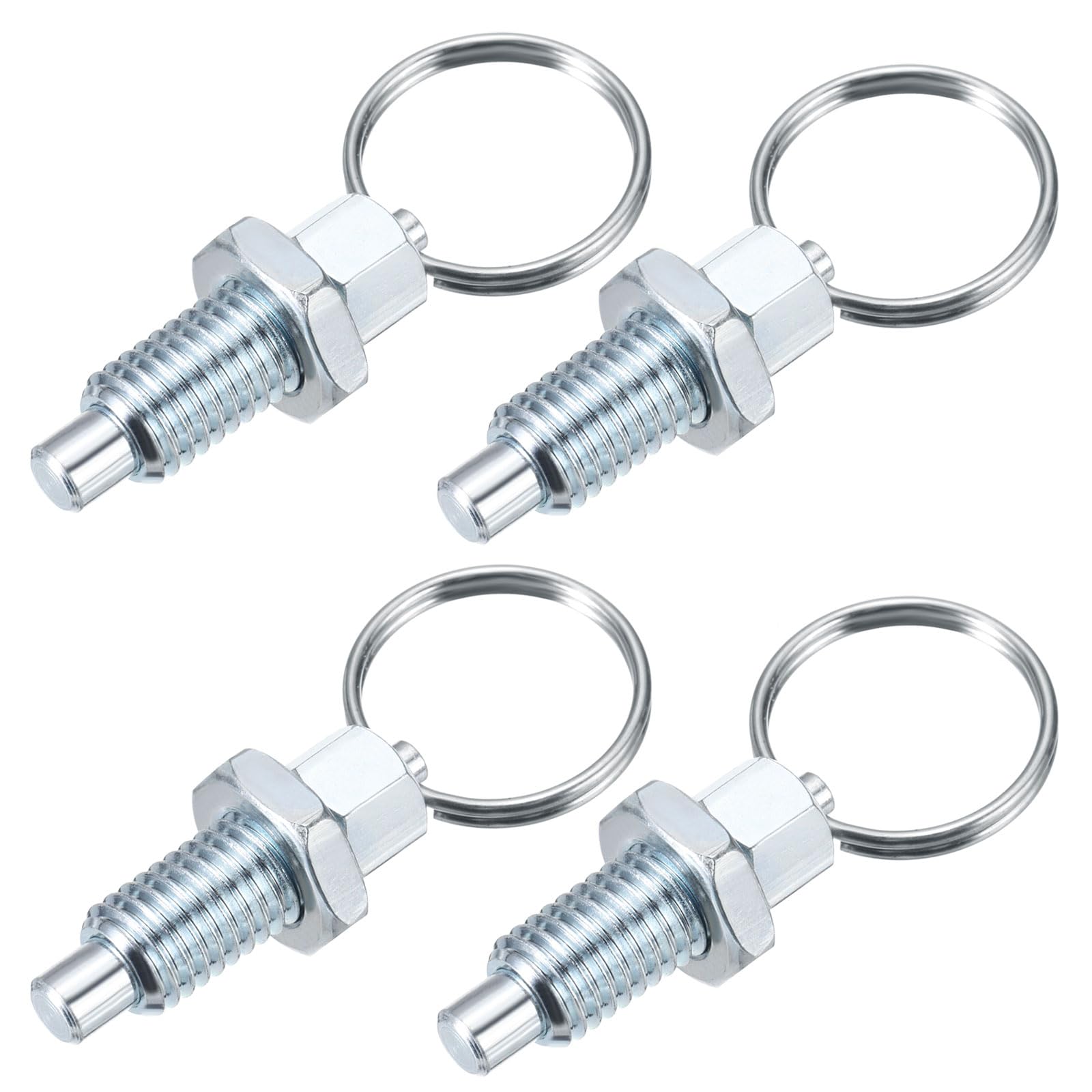 PATIKIL 4 Pcs Spring Plunger with Pull Ring