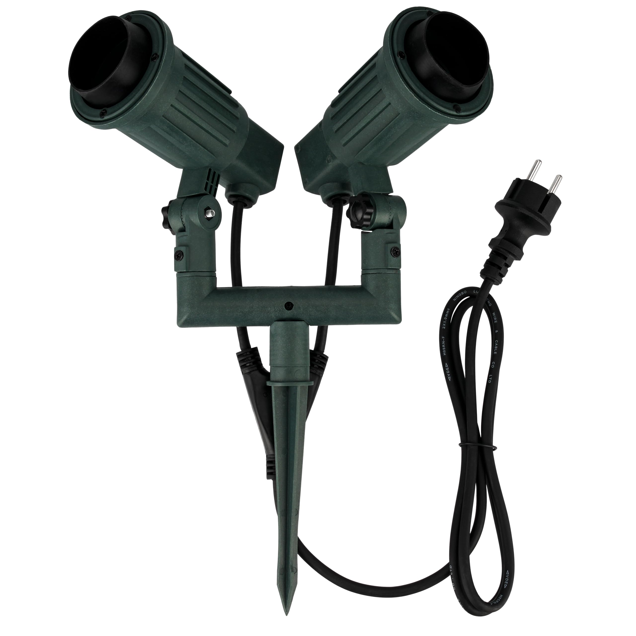 REV Erdspiess, Gartenspot ohne Leuchtmittel, Kabel 1,4m, max. 80W-E27, grün