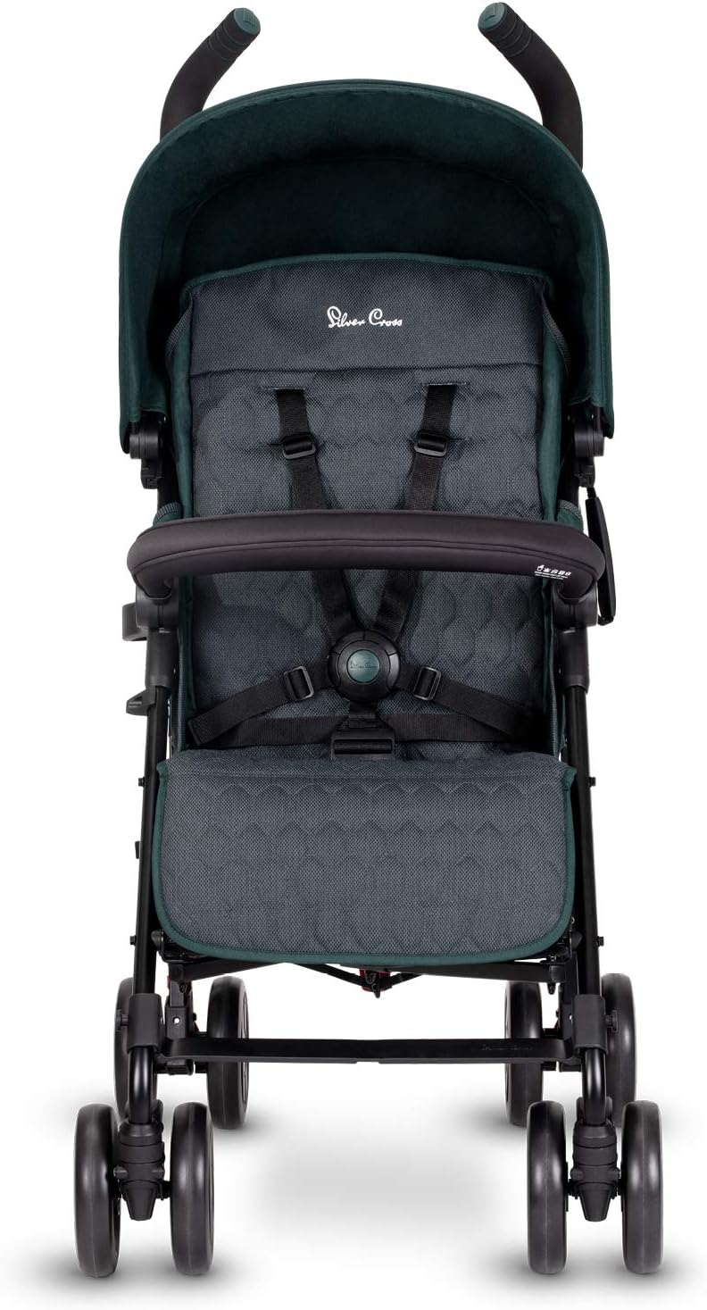 Silver Cross Pop stroller, compact and lightweight fully reclining baby