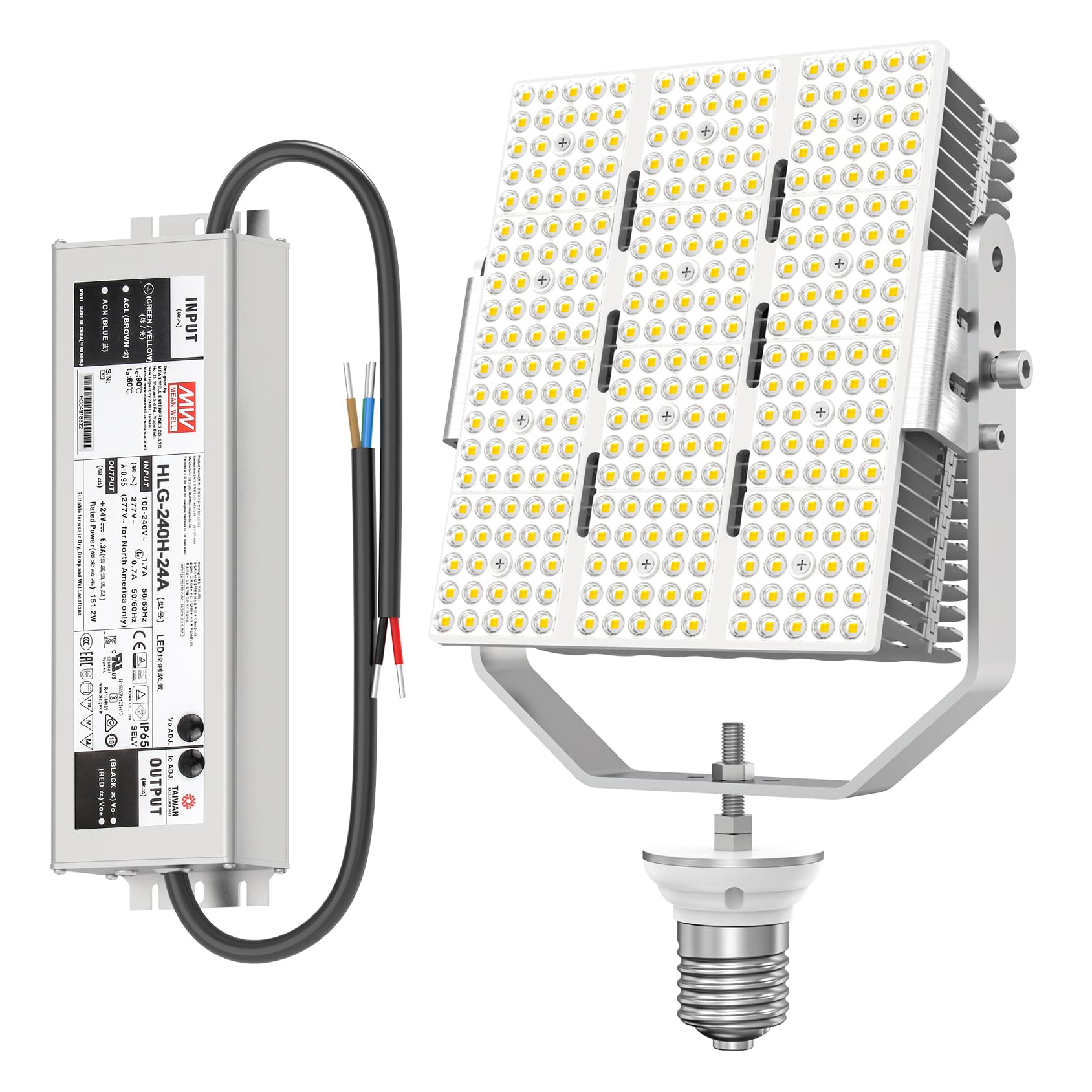 240W Shoebox LED Retrofit Kit AC100-277V LED Parking Lot Light