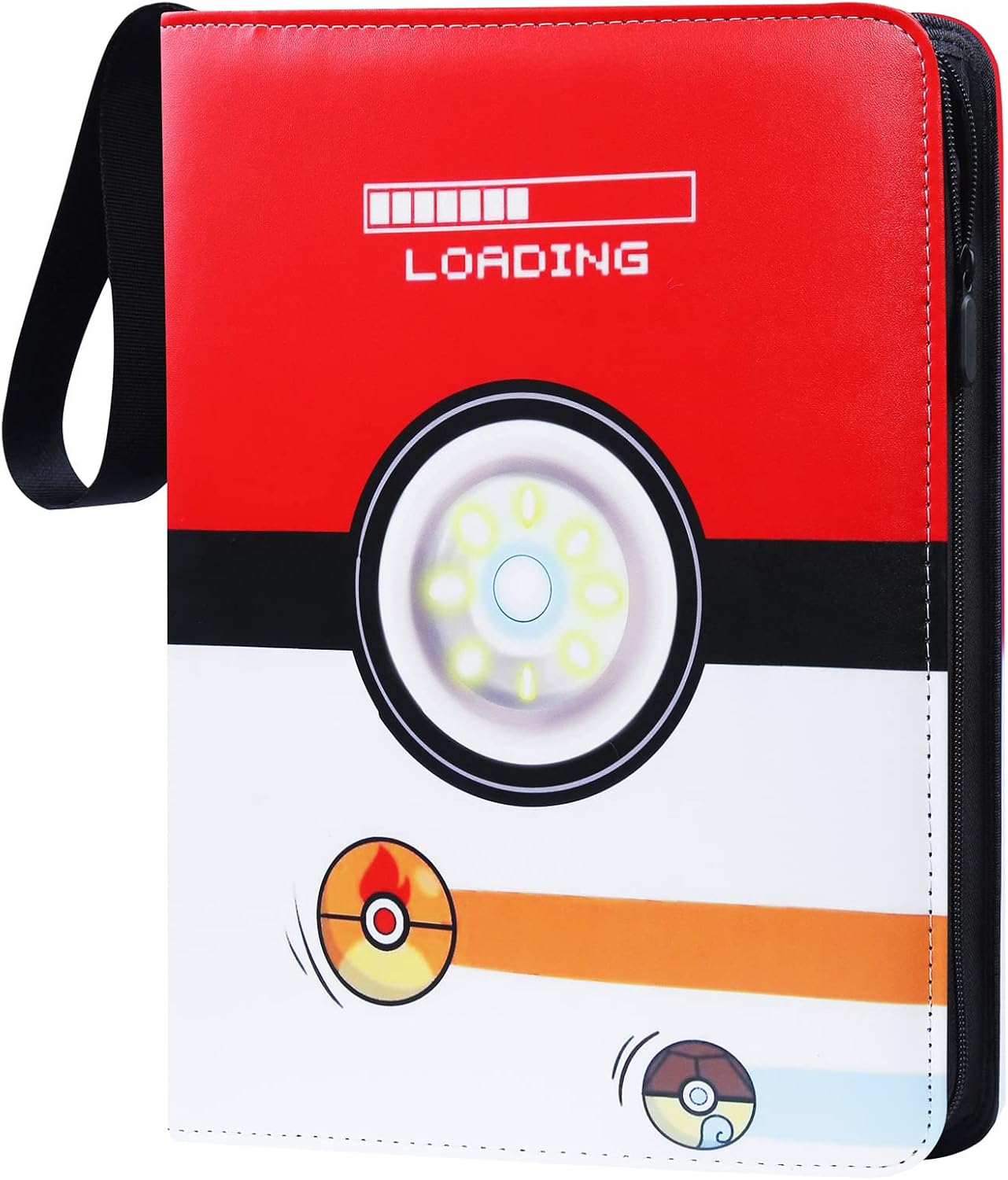 Trading Card Binder 9 Pocket Fits 900 Cards with 50 Removable Double